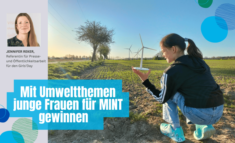 Grafik zum Blogbeitrag 'Mit Umweltthemen junge Frauen für MINT gewinnen'